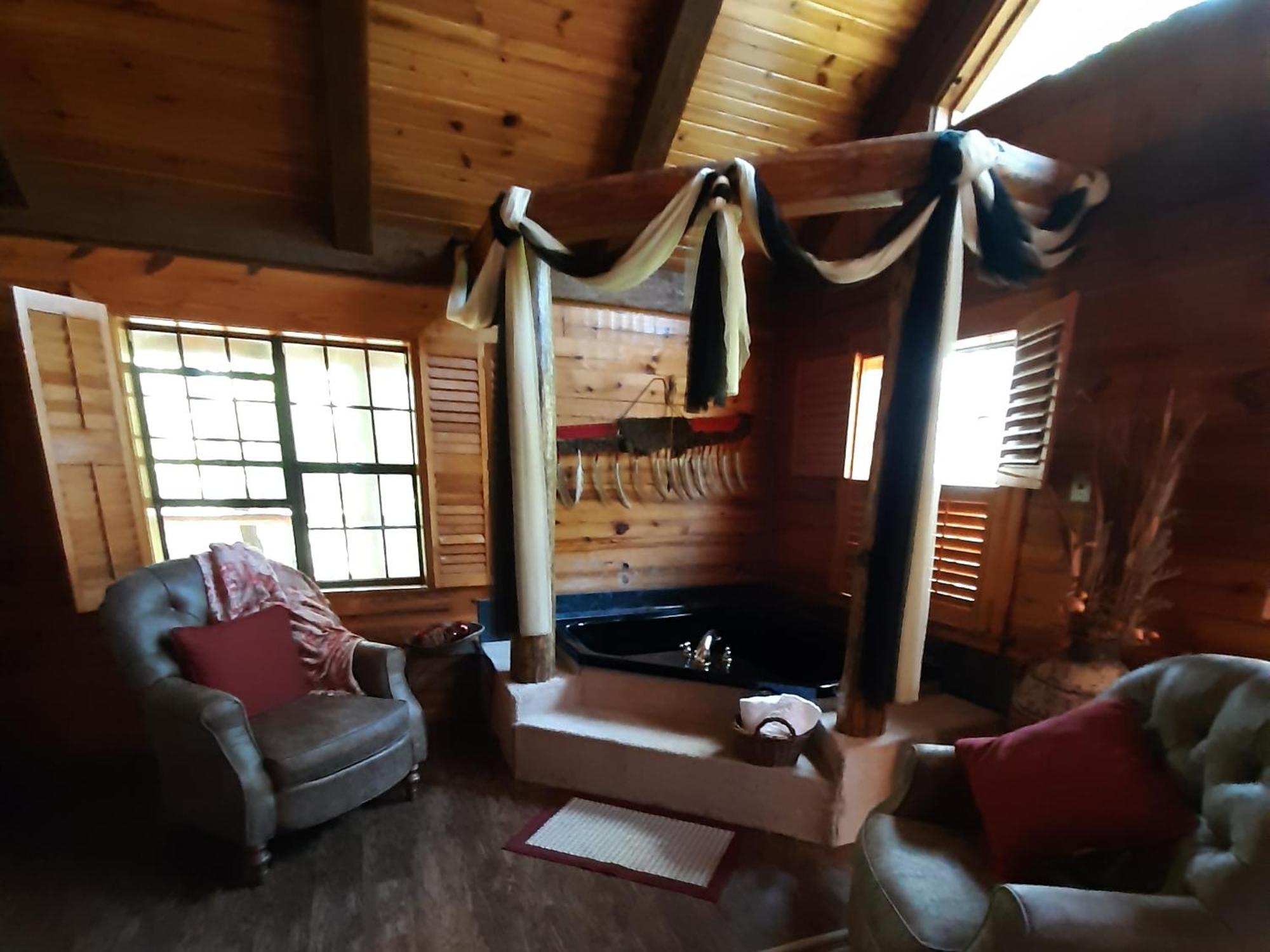 Cherokee Mountain Log Cabins Юрика Спрингс Номер фото